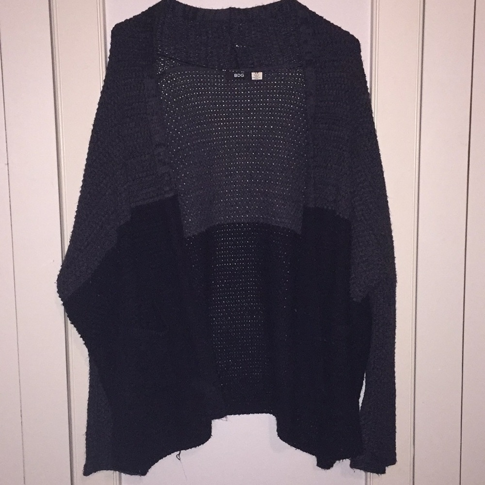 Urban outfitters gray and black cardigan